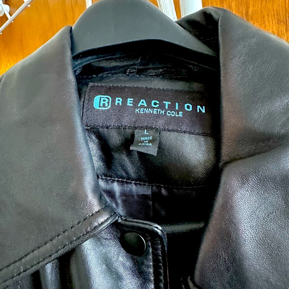 Kenneth Cole Leather coat